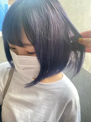 ショート カラー ヘアアレンジ 🎀 amii Hitomi  🎀のマツエク・マツパデザイン