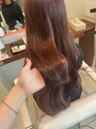 ロング カラー 似合わせ 垢抜け🌟 AKINOのヘアスタイル