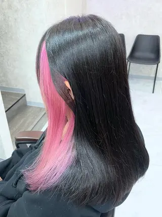 セミロング 🦋ハイトーン🦋 石山 希理🦋のヘアスタイル