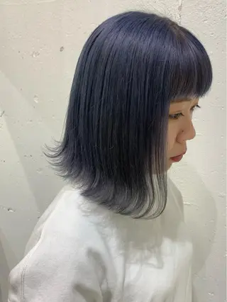 ショート カラー ヘアアレンジ SALOWIN原宿ash店所属・憧れの艶ハイトーンへ 🌙サイダサキのヘアスタイル