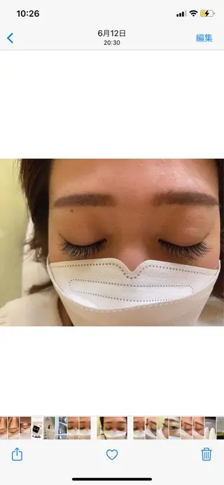 マツエク・マツパ 濱田 さらさのヘアスタイル