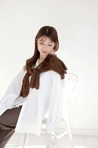 カラー 束感まつぱ🥑🤍 NATUKI🤍のマツエク・マツパデザイン