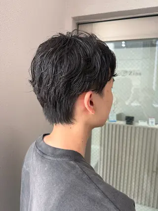 ショート メンズ 藤崎百道メンズカット Zina/森井唯央のヘアスタイル