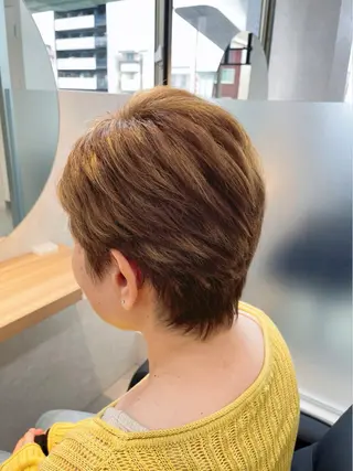 ショート カラー 『NIKA』大城 陽介(カラー得意✨)のヘアスタイル