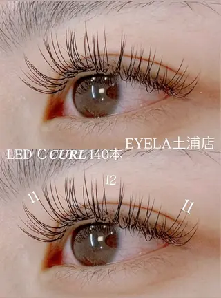 マツエク・マツパ EYELA 土浦店 幕内のマツエク・マツパデザイン