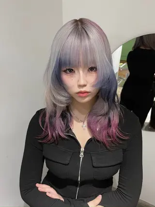 ミディアム TOTA 唯一無二カラーのヘアスタイル