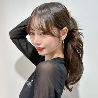 ロング 原宿/韓国レイヤー ボブ/顔周りYasuのヘアスタイル