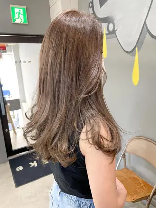 ロング カラー メンズ専門サロン wokeのヘアスタイル