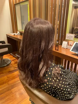 セミロング オーガニックカラー/ 髪質改善/暗髪/ボブのその他イメージ