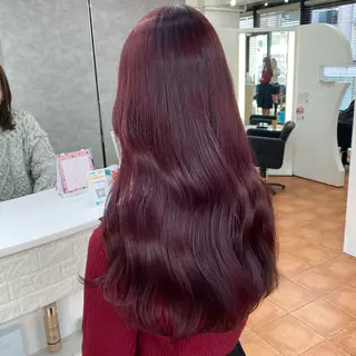 ロング カラー Miyu's所属・juri .のヘアスタイル