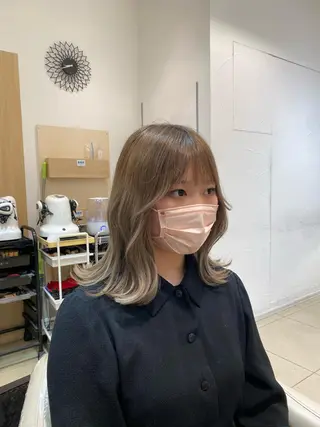 ミディアム メンズ特化型美容師 栗山勇人のヘアスタイル