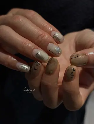 ネイル lino大阪本町店所属・lino 大阪本町店のネイルデザイン