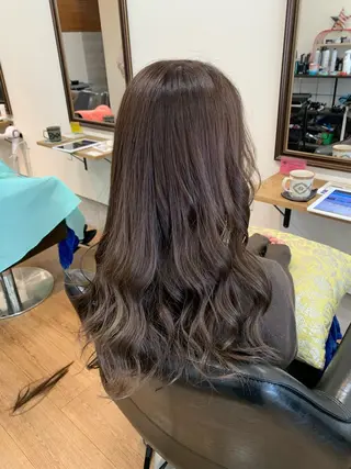 ロング カラー メンズパーマ✨️村越 雄斗のヘアスタイル