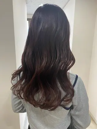 ロング くすみカラー♡ Yuukaのヘアスタイル