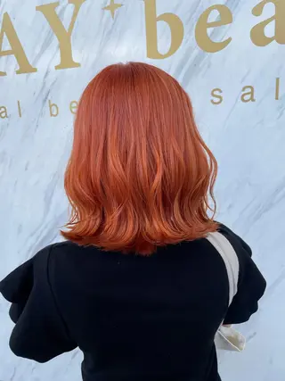 ミディアム カラー 小森 永のヘアスタイル