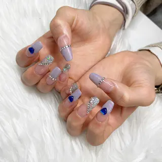 ロング see love gritterのネイルデザイン