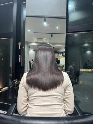 ミディアム RAF TOKYO 薬院店所属・福岡／艶髪カラー/ 髪質改善/SAEのヘアスタイル