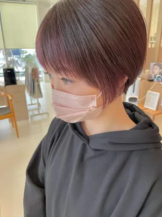ショート カラー 鶴岡で縮毛矯正なら お任せ！ハヤシナオミのヘアスタイル