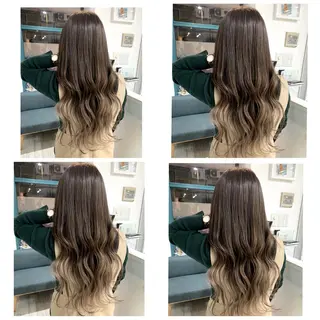 ロング カラー 京都大人女性ショート 徒歩1分/秋山のヘアスタイル