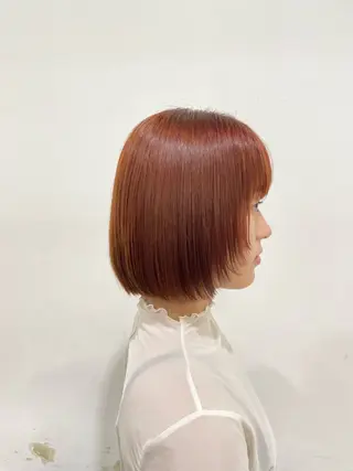 ミディアム 艶髪カラー🫧 髪質改善🪽萩原のヘアスタイル