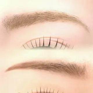 アイブロウ EILIS&EYE所属・束感 似合わせ🫧 AIRI˚✧₊のマツエク・マツパデザイン