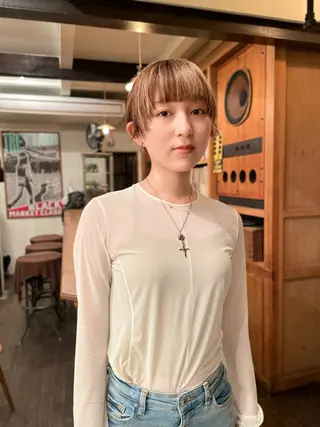 ショート カラー 篠江 廉のヘアスタイル