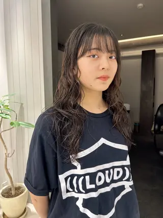 ロング パーマ メンズヘア/レイヤー /ボブ山内春輝のヘアスタイル