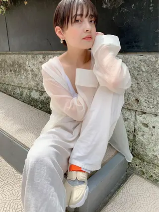 ショート カラー まつ毛パーマ🐏 NANAMIのマツエク・マツパデザイン