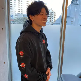 メンズ YinYang所属・川﨑 章弘のヘアスタイル