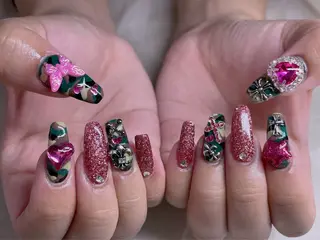 ネイル 長さだし専門店 M2 rikaのネイルデザイン