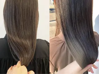 ミディアム カラー 田部 勇斗のヘアスタイル