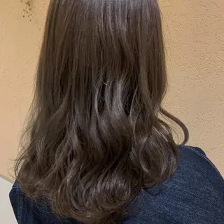 セミロング カラー シャドールーツ美容師 篠原康太のヘアスタイル