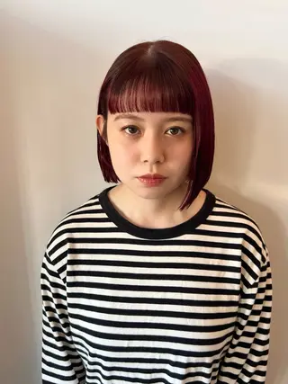 ショート カラー フラム所属・WATANABE MISAKIのヘアスタイル