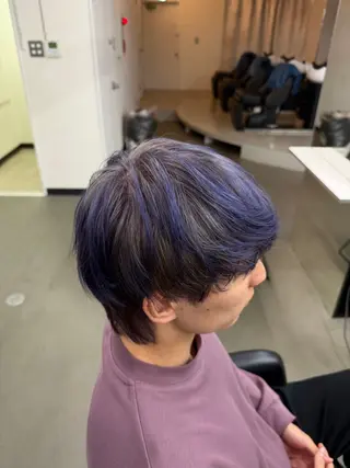 カラー メンズ 渋谷／ブリーチ／ カラーモデル／はるとのヘアスタイル