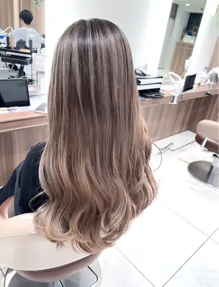 ロング カラー 大宮/バレイヤージュ 髪質改善/澤田隆誠のヘアスタイル