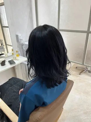 ミディアム 【ROSSO】 SHUHEIのヘアスタイル
