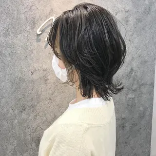 ショート 所渉/韓国レイヤー /ウルフカットのヘアスタイル
