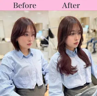 里見 愛梨のヘアスタイル