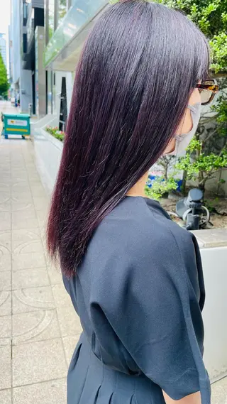 ロング カラー 🇰🇷韓国ヘア 🇰🇷ナミユウのヘアスタイル