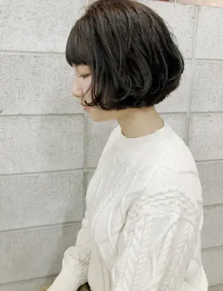 ショート カラー ノグチ ユウキ/ボブのヘアスタイル