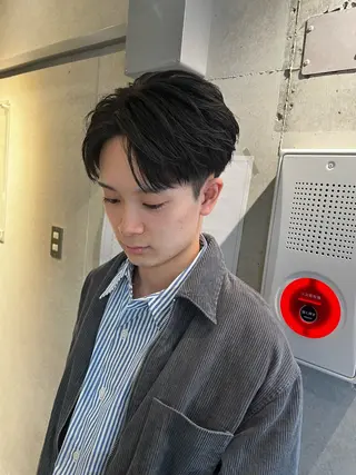 ショート メンズカット ﾊﾟｰﾏ/稲葉のヘアスタイル