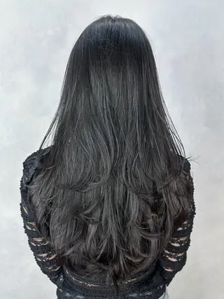 セミロング カラー ITbyALBUM 浦和店のヘアスタイル