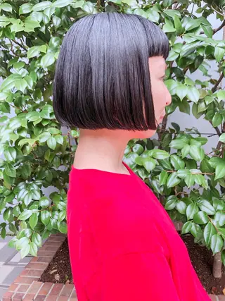 ショート カラー 長井 美佳のヘアスタイル