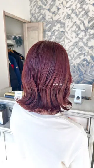 ミディアム 🎀暖色/ ピンク🎀seinaのヘアスタイル