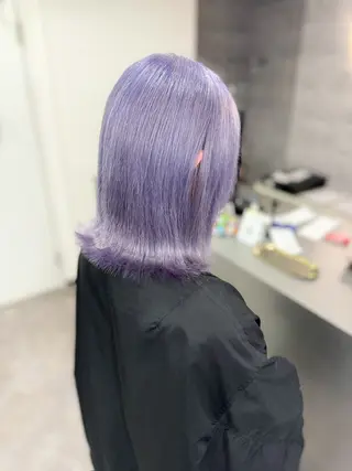 ミディアム カラー ハイトーンエクステ 🎩カズキ🎩のヘアスタイル