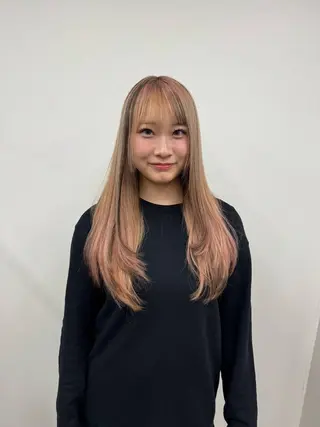 ロング Peeps&suu（ピープスアンドスー）所属・藤原航/艶髪 /カットモデル大募集のヘアスタイル