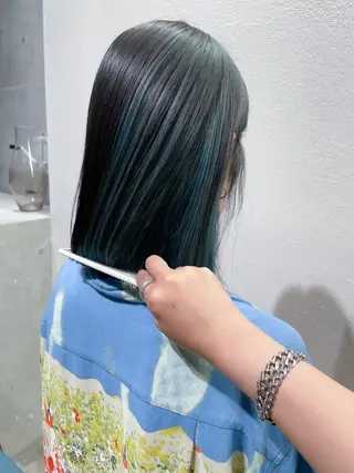 ショート カラー ヘアアレンジ ミニボブ/ブリーチ 🌈MISATOのヘアスタイル