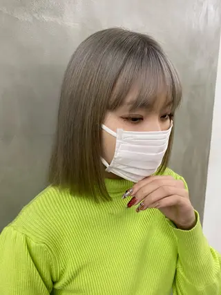 ミディアム カラー yiye 青山所属・無料カットモデル募集 🌱ひょうがのヘアスタイル