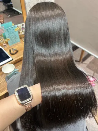 ロング 池田 華怜のヘアスタイル