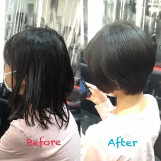 ショート Annon プライベートサロンのヘアスタイル